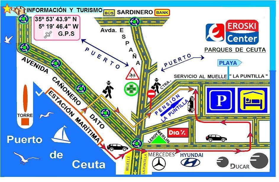 Pension La Puntilla เซวตา ภายนอก รูปภาพ